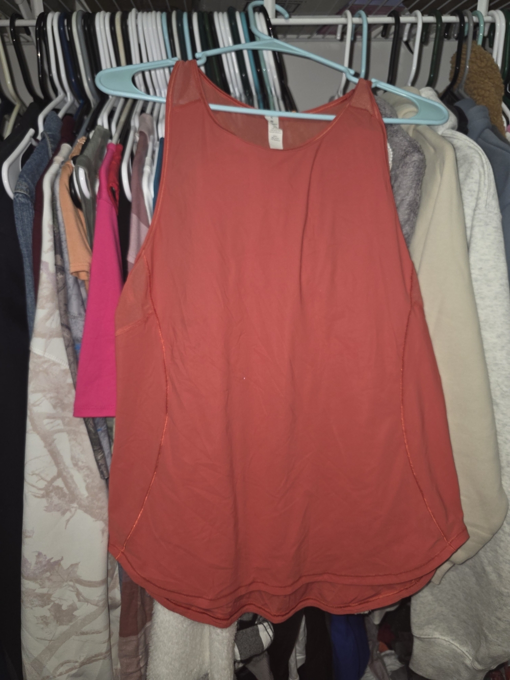 lululemon athletica Coral Scoop Neck Sleeveless Tank
